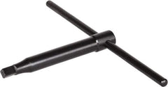 Samchully - 9" Chuck Diam Compatibility, Lathe Chuck T-Wrench - Compatible with SC-230 Chucks, 0.472" Actual Key Square Size - Exact Industrial Supply