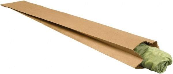 Made in USA - 6" Wide x 45" Long x 3-1/2" High Rectangle Kraft Bags - Kraft (Color) - Exact Industrial Supply