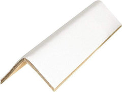 Made in USA - 24" Long x 3" Wide x 3" High Edge Guard - White, Case - Exact Industrial Supply