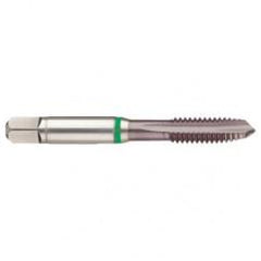 42381 2B 4-Flute Cobalt Green Ring Spiral Point Plug Tap-TiCN - Exact Industrial Supply