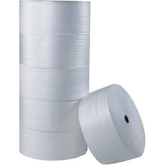 Made in USA - 2,000' Long x 6" Wide x 5/16" Thick, Foam Roll - White - Exact Industrial Supply