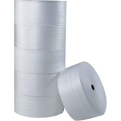 Made in USA - 750' Long x 18" Wide x 3/32" Thick, Foam Roll - White - Exact Industrial Supply