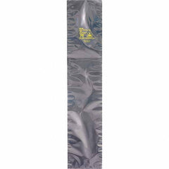 Made in USA - 30" Long x 8" Wide, 3.1 mil Thick, Open Top Static Shield Bag - Transparent, Metal-In, Standard Grade - Exact Industrial Supply