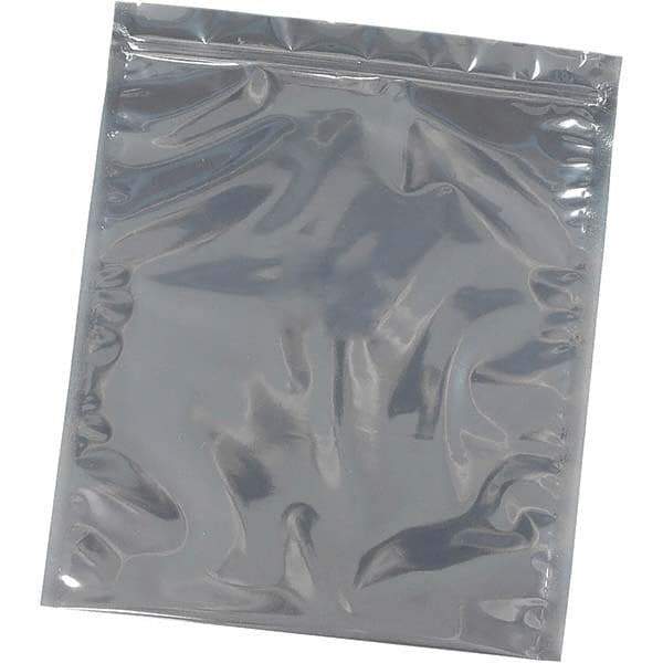 Made in USA - 13" Long x 10" Wide, 3 mil Thick, Self Seal Recloseable Zip Top Static Protection Bag - Transparent, Standard Grade - Exact Industrial Supply