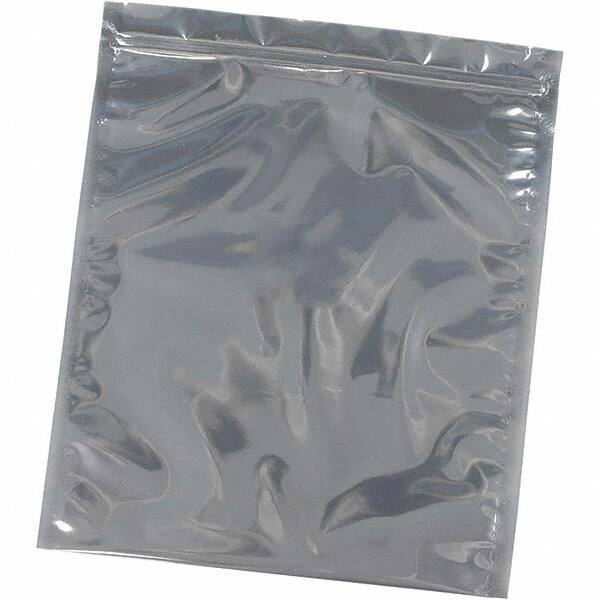 Made in USA - 15" Long x 11" Wide, 3 mil Thick, Self Seal Recloseable Zip Top Static Protection Bag - Transparent, Standard Grade - Exact Industrial Supply