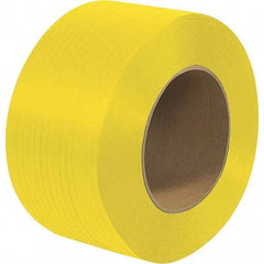 Made in USA - 20,000' Long x 1/4" Wide, Coil Case Polypropylene Strapping - 145 Lb Capacity, 0.02" Thick - Exact Industrial Supply