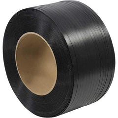 Made in USA - 6,000' Long x 5/8" Wide, Coil Case Polypropylene Strapping - 600 Lb Capacity, 0.025" Thick - Exact Industrial Supply