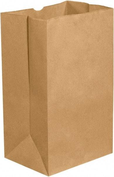 Made in USA - Kraft Grocery Bag - 12 x 7 x 17, Kraft - Exact Industrial Supply