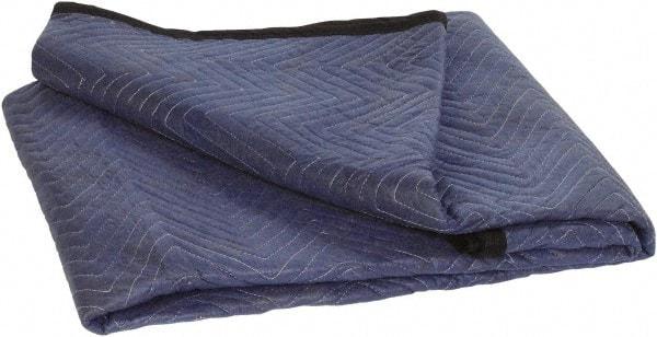 Value Collection - 72" Long x 80" Wide Cotton/Poly Blend Tarp & Dust Cover - Blue - Exact Industrial Supply