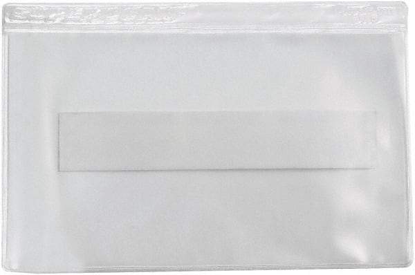 Superscan - 50 Piece Clear Press-On Vinyl Envelope - 2" High x 3-1/2" Wide - Exact Industrial Supply