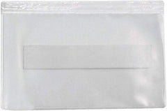 Superscan - 50 Piece Clear Press-On Vinyl Envelope - 2" High x 3-1/2" Wide - Exact Industrial Supply