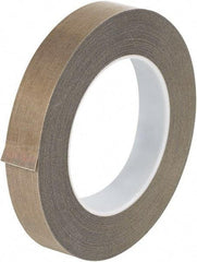 Made in USA - 36 Yd Long x 3/4" Wide, Brown Silicone PTFE Tape - 3 mil Thick - Exact Industrial Supply