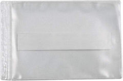 Superscan - 50 Piece Clear Press-On Vinyl Envelope - 9" High x 12" Wide - Exact Industrial Supply