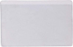 Superscan - 50 Piece Clear Press-On Vinyl Envelope - 3" High x 5" Wide - Exact Industrial Supply