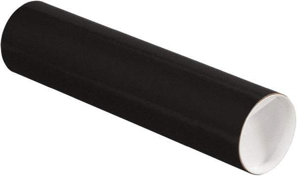 Made in USA - 3" Diam x 12" Long Round Colored Mailing Tubes - 1 Wall, Black - Exact Industrial Supply