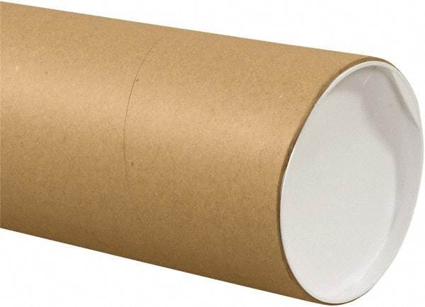 Made in USA - 6" Diam x 72" Long Round Jumbo Mailing Tubes - 6 Walls, Kraft (Color) - Exact Industrial Supply