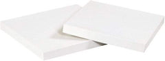 Made in USA - 13-1/2" Wide x 17-3/4" Long x 7-3/4" High Square Chipboard Box - 1 Wall, White - Exact Industrial Supply