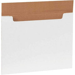 Made in USA - 16" Wide x 20" Long x 1/2" High Rectangle Crush Proof Mailers - 1 Wall, White - Exact Industrial Supply