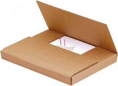 Made in USA - 10-1/2" Wide x 12" Long x 2" High Rectangle Crush Proof Mailers - 1 Wall, Kraft (Color) - Exact Industrial Supply