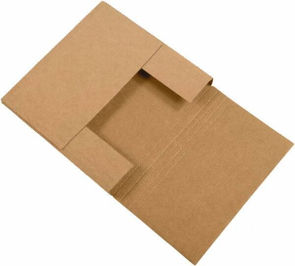 Made in USA - 12-1/2" Wide x 12-1/2" Long x 2-1/2" High Rectangle Crush Proof Mailers - 1 Wall, Kraft (Color) - Exact Industrial Supply