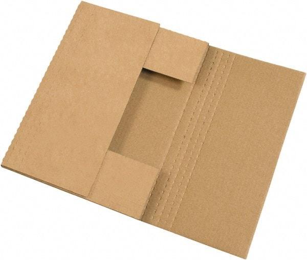 Made in USA - 11-1/4" Wide x 17-1/4" Long x 2" High Rectangle Crush Proof Mailers - 1 Wall, Kraft (Color) - Exact Industrial Supply