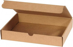Made in USA - 11" Wide x 17" Long x 2-1/2" High Rectangle Crush Proof Mailers - 1 Wall, Kraft (Color) - Exact Industrial Supply