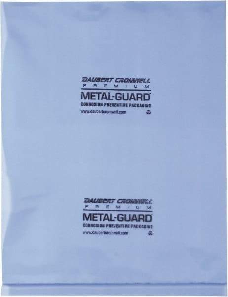Made in USA - 9 x 12", 4 mil VCI Polybags - Blue - Exact Industrial Supply