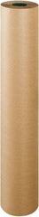 Made in USA - 600' Long x 48" Wide Roll of Kraft Paper with 10# Gloss Polyethylene - 50 Lb Paper Weight - Exact Industrial Supply