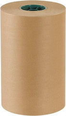 Made in USA - 600' Long x 12" Wide Roll of Kraft Paper with 10# Gloss Polyethylene - 50 Lb Paper Weight - Exact Industrial Supply