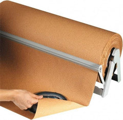 Made in USA - 300' Long x 48" Wide Roll of Indented Kraft Paper - 60 Lb Paper Weight - Exact Industrial Supply