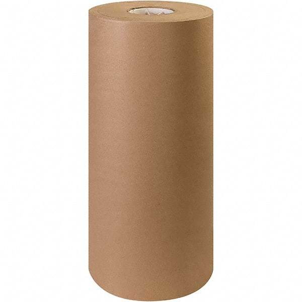 Made in USA - 900' Long x 20" Wide Roll of Recycled Kraft Paper - 40 Lb Paper Weight - Exact Industrial Supply