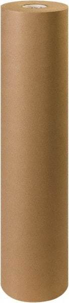 Made in USA - 720' Long x 40" Wide Roll of Recycled Kraft Paper - 50 Lb Paper Weight - Exact Industrial Supply