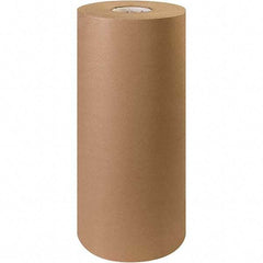 Made in USA - 1,200' Long x 20" Wide Roll of Recycled Kraft Paper - 30 Lb Paper Weight - Exact Industrial Supply
