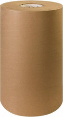 Made in USA - 720' Long x 15" Wide Roll of Recycled Kraft Paper - 50 Lb Paper Weight - Exact Industrial Supply