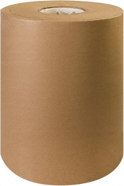 Made in USA - 600' Long x 12" Wide Roll of Recycled Kraft Paper - 60 Lb Paper Weight - Exact Industrial Supply