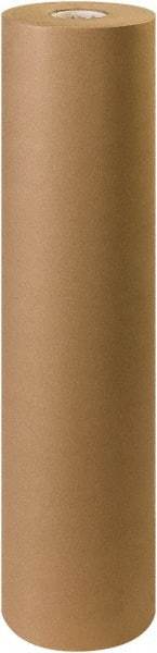Made in USA - 900' Long x 36" Wide Roll of Virgin Kraft Paper - 40 Lb Paper Weight - Exact Industrial Supply