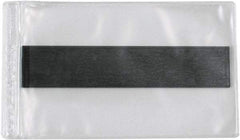 Superscan - 50 Piece Clear Magnetic Vinyl Envelope - 2" High x 3-1/2" Wide - Exact Industrial Supply