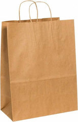 Made in USA - Kraft Grocery Bag - 13 x 7 x 17, Kraft - Exact Industrial Supply