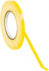 Value Collection - 180 Yd Long, Bag Tape - Yellow - Exact Industrial Supply