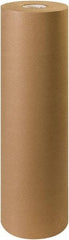 Made in USA - 475' Long x 30" Wide Roll of Recycled Kraft Paper - 75 Lb Paper Weight - Exact Industrial Supply