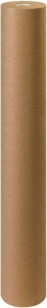 Made in USA - 40' Long x 72" Wide Roll of Recycled Kraft Paper - 40 Lb Paper Weight - Exact Industrial Supply