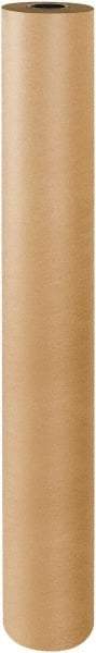 Made in USA - 600' Long x 60" Wide Roll of Kraft Paper with 10# Gloss Polyethylene - 50 Lb Paper Weight - Exact Industrial Supply