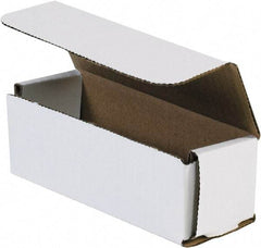 Made in USA - 2" Wide x 6" Long x 2" High Rectangle Crush Proof Mailers - 1 Wall, White - Exact Industrial Supply