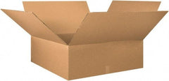 Made in USA - 36" Wide x 36" Long x 12" High Rectangle Heavy Duty Corrugated Box - 2 Walls, Kraft (Color), 100 Lb Capacity - Exact Industrial Supply