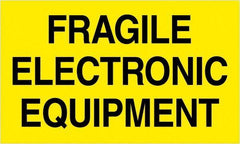 Tape Logic - 5" Long, Fluorescent Yellow Paper Shipping Label - For Multi-Use - Exact Industrial Supply