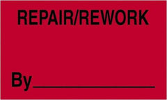 Tape Logic - 5" Long, Fluorescent Red Paper Shipping Label - For Multi-Use - Exact Industrial Supply