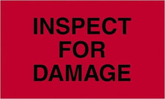 Tape Logic - 5" Long, Fluorescent Red Paper Shipping Label - For Multi-Use - Exact Industrial Supply