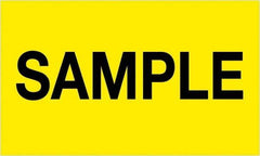 Tape Logic - 5" Long, Fluorescent Yellow Paper Shipping Label - For Multi-Use - Exact Industrial Supply