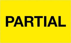 Tape Logic - 5" Long, Fluorescent Yellow Paper Shipping Label - For Multi-Use - Exact Industrial Supply