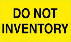 Tape Logic - 5" Long, Fluorescent Yellow Paper Shipping Label - For Multi-Use - Exact Industrial Supply